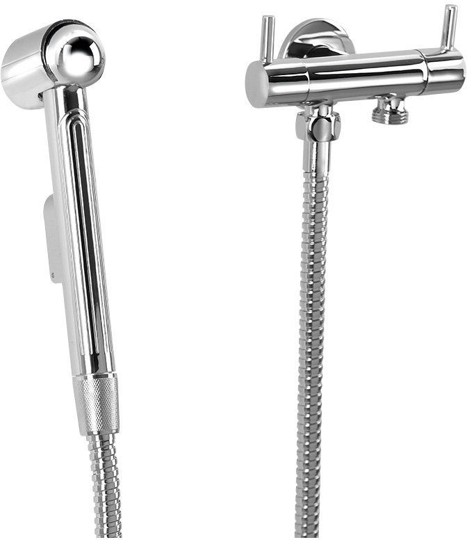 Sapho Bidet-Duschset Wandmontage chrom 1209-04