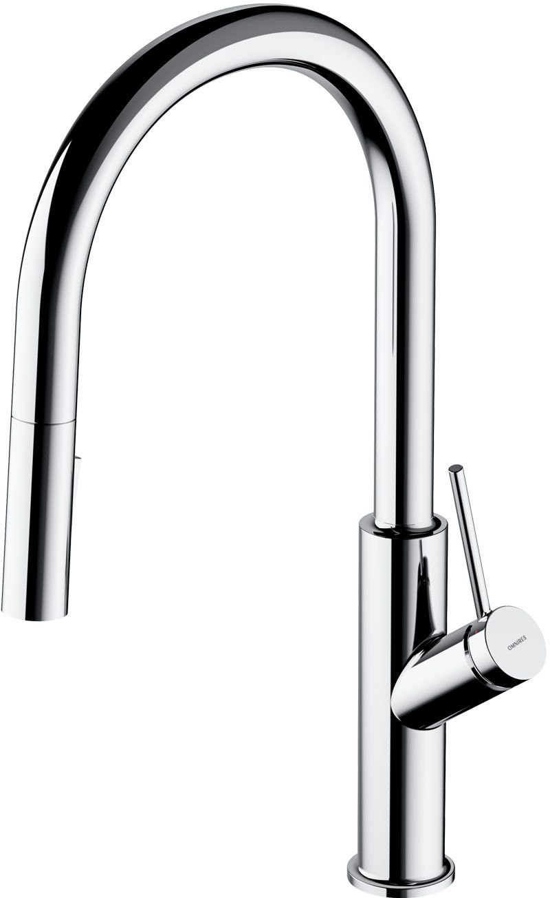 Omnires Bend Küchenarmatur Stehend chrom BE6455CR