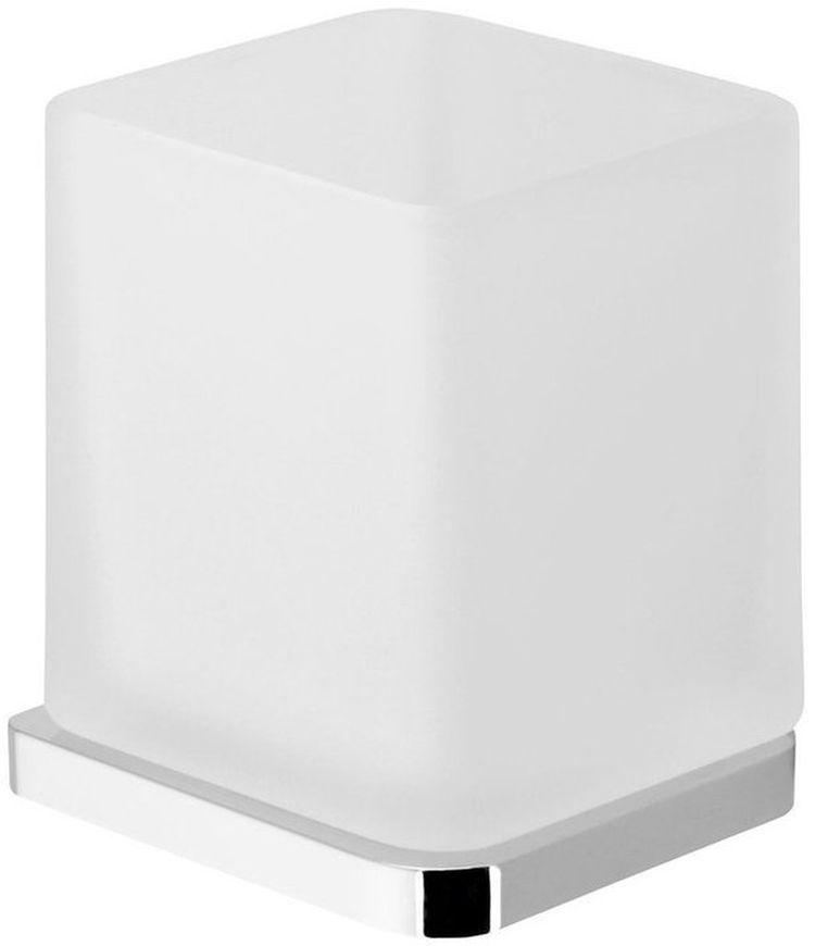 Sapho Olymp Zahnputzbecher weiß-chrom 1321-77