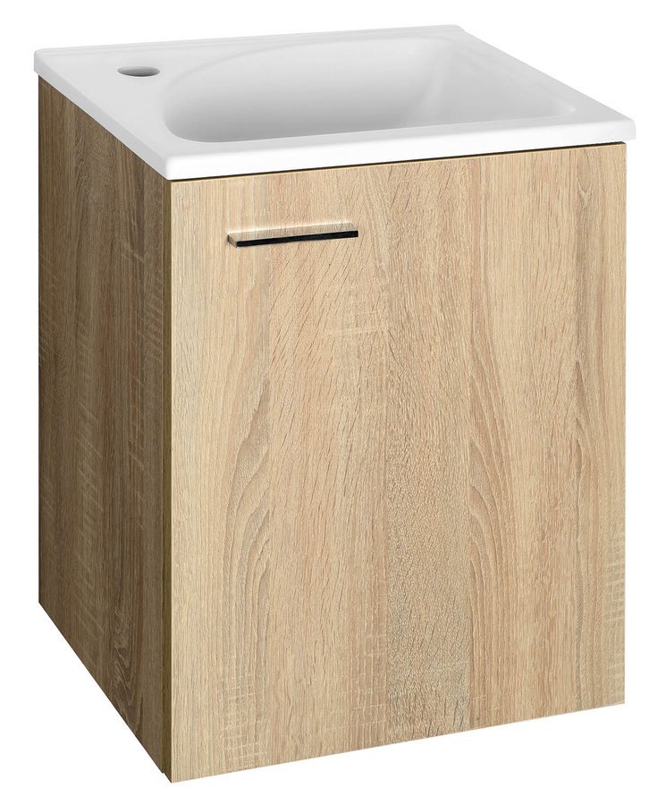 Aqualine Zoja Kabinett 40x32x50 cm Unterschrank hängend eiche 51048DP