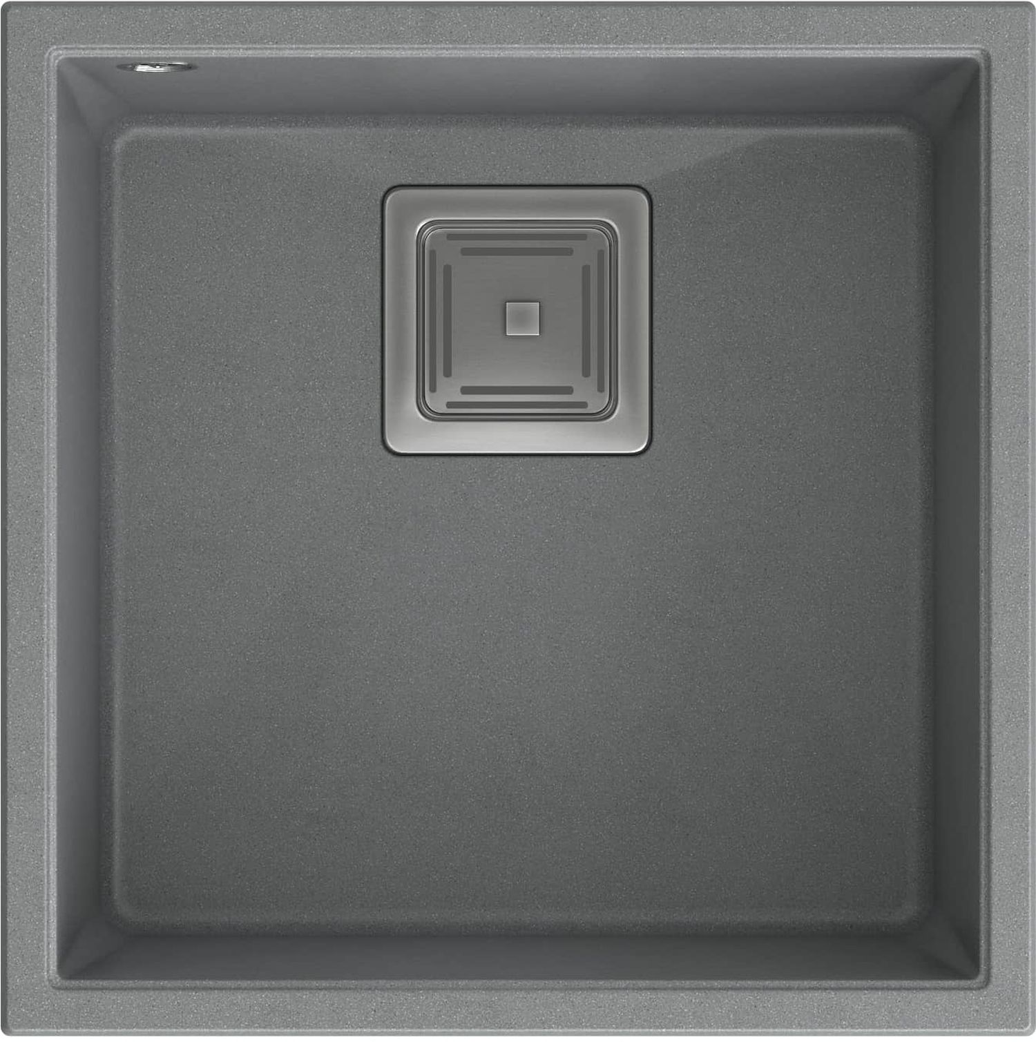 Quadron David GraniteQ-Spüle 42x42 cm grau/graphit/onyx HQD4242U5-BS