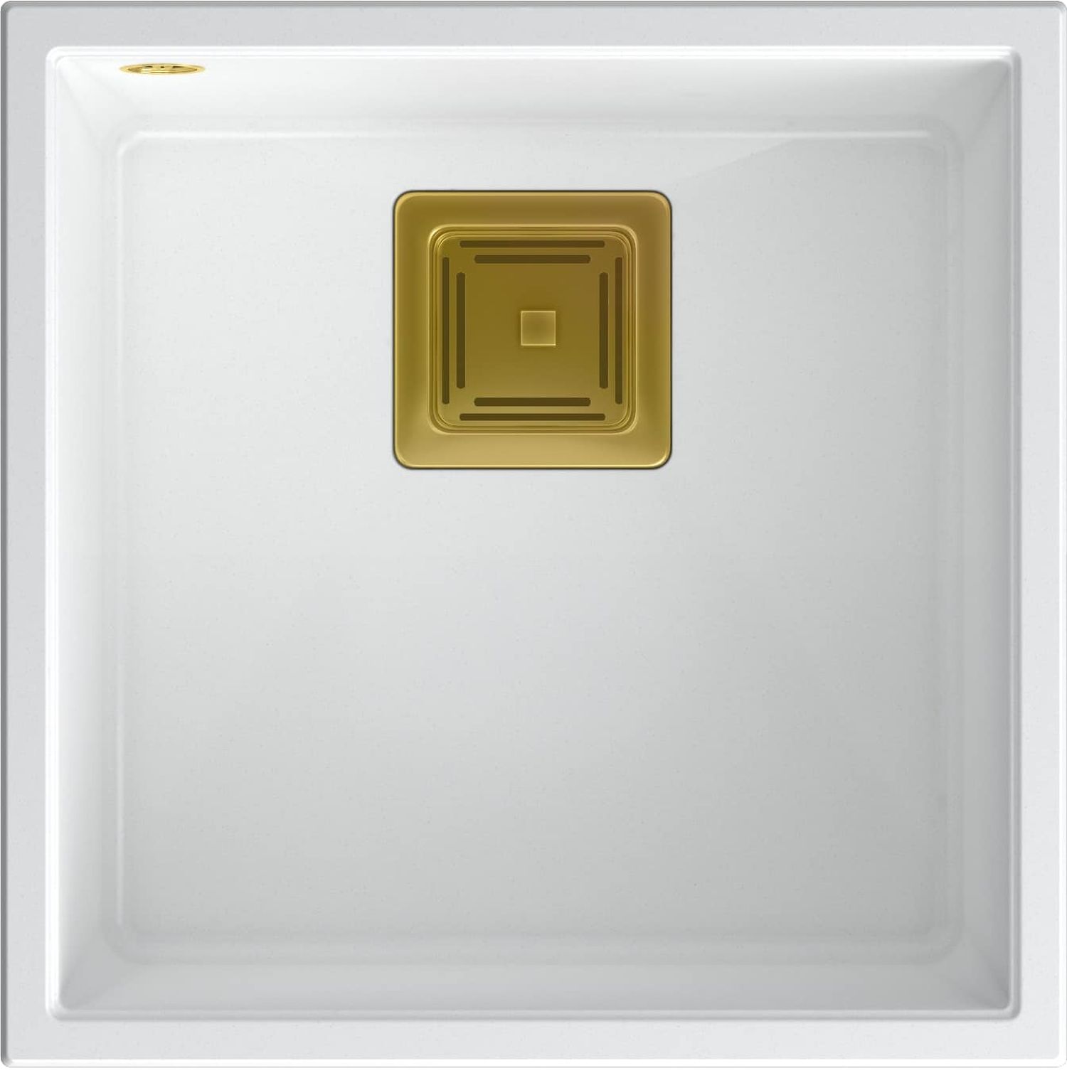 Quadron David GraniteQ-Spüle 42x42 cm weiß HQD4242U1-G1