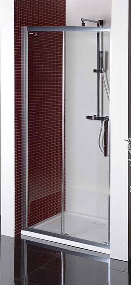 Polysan Lucis Line Duschtüren 100 cm Schiebe- chrom Glanz/durchsichtiges Glas DL1015