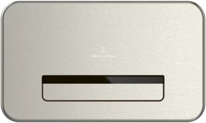 Villeroy & Boch ViConnect Betätigungsplatte für Toilette stahl 922311LC