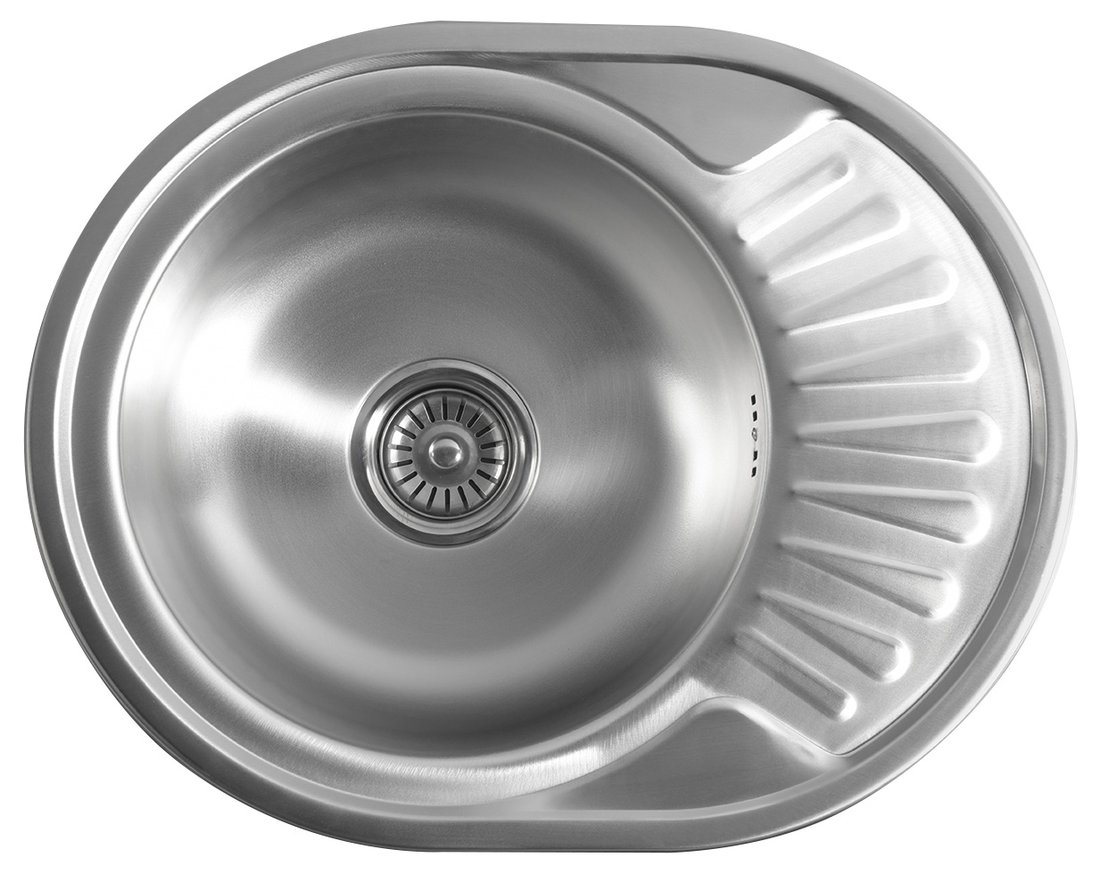 Aqualine stahlspüle 57x45 cm AQ5745B