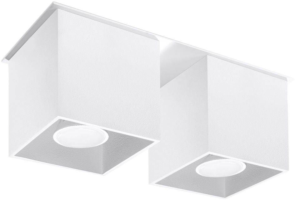 Sollux Lighting Quad 2 Deckenlampe 2x40 W weiß SL.0065