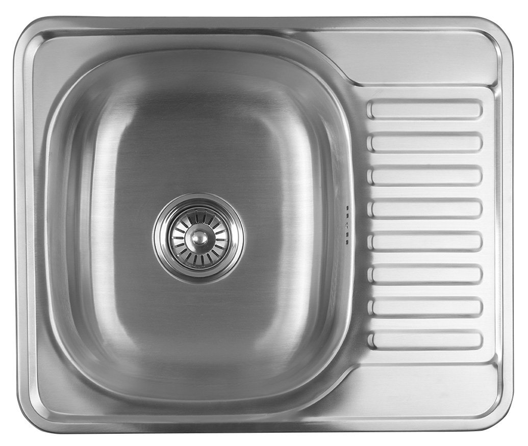 Aqualine Stahlspüle 58x48 cm AQ5848B