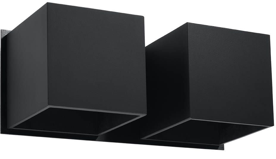 Sollux Lighting Quad 2 Leuchter 2x40 W schwarz SL.0657