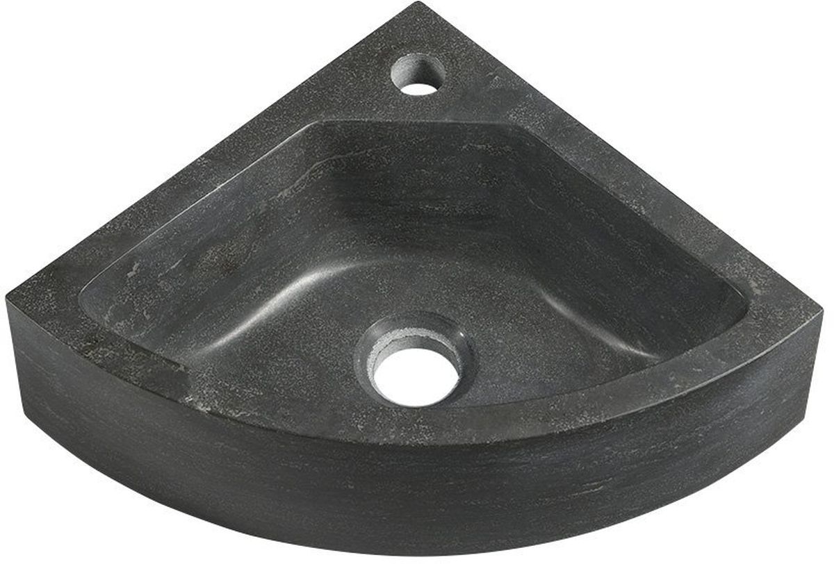 Sapho Blok Waschbecken 30x30 cm eckwaschbecken Klassisch anthrazit 2401-30