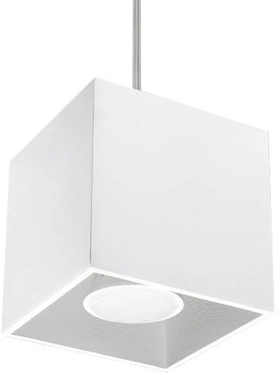 Sollux Lighting Quad Pendelleuchte 1x40 W weiß SL.0062