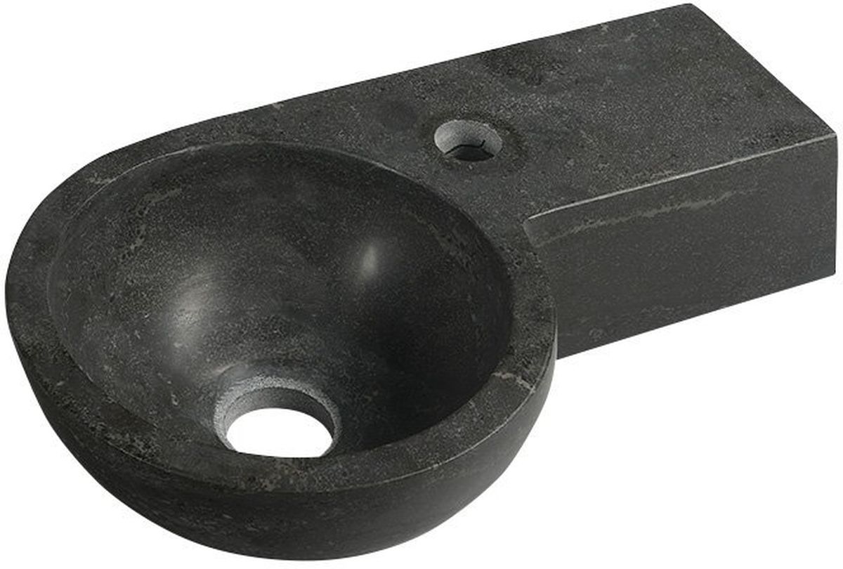 Sapho Blok Waschbecken 40x23 cm Klassisch anthrazit 2401-32