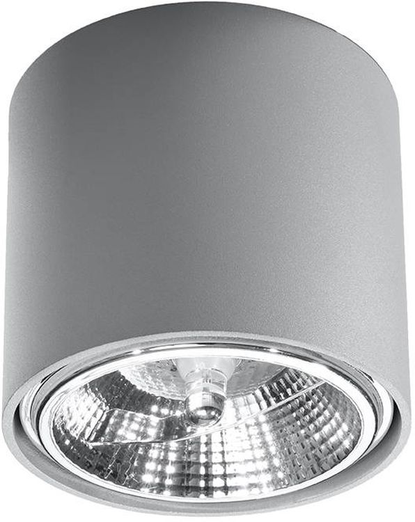 Sollux Lighting Tiube Deckenlampe 1x40 W grau SL.0696