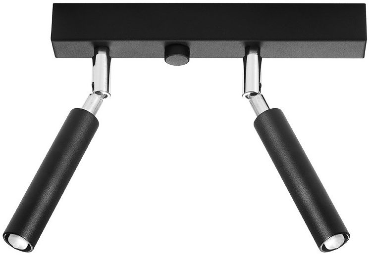 Sollux Lighting Eyetech Deckenlampe 2x40 W schwarz SL.0898