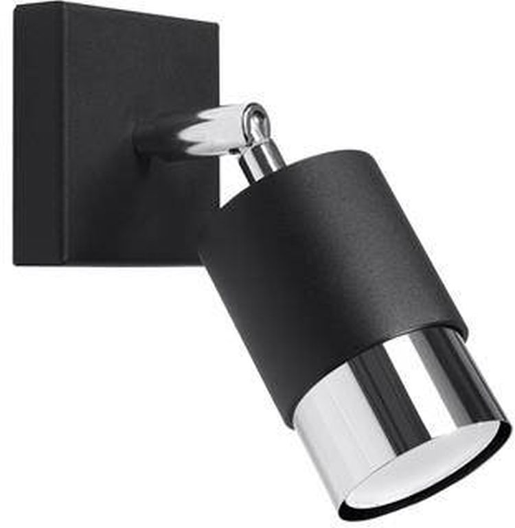 Sollux Lighting Nero Leuchter 1x40 W schwarz-chrom SL.1064