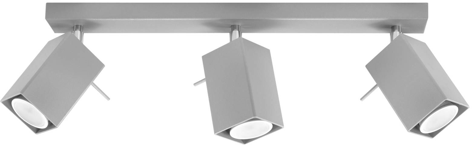 Sollux Lighting Merida Deckenlampe 3x40 W grau SL.0457