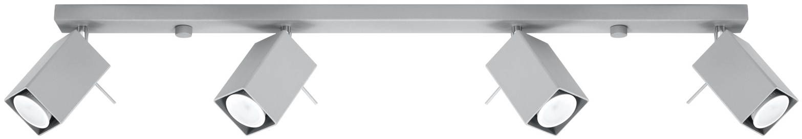 Sollux Lighting Merida Deckenlampe 4x40 W grau SL.0461