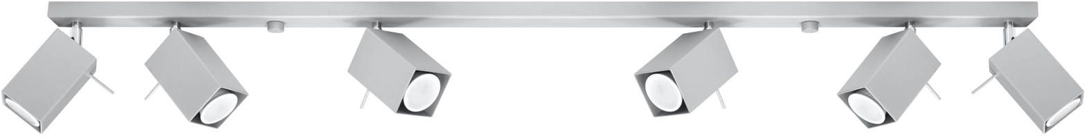 Sollux Lighting Merida Deckenlampe 6x40 W grau SL.0462