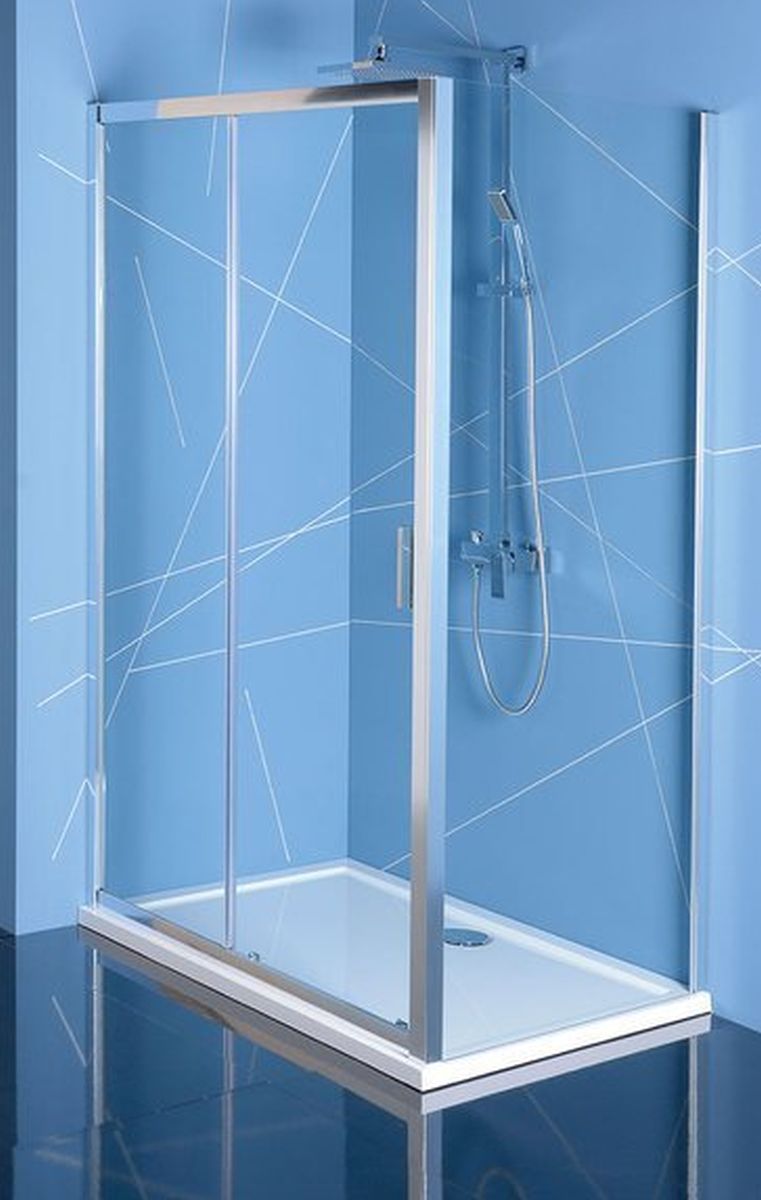 Polysan Easy Line Duschwand 70 cm chrom Glanz/durchsichtiges Glas EL3115