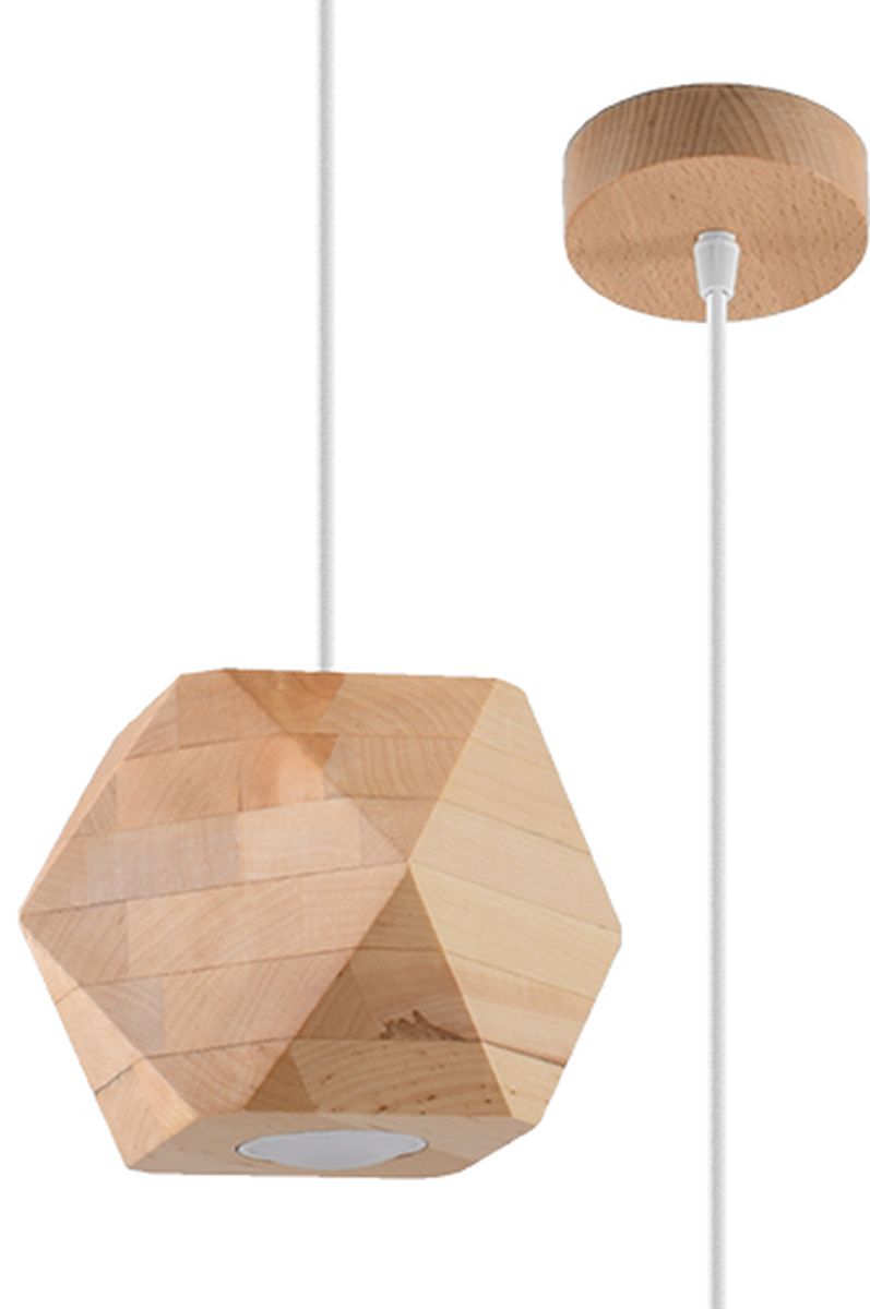 Sollux Lighting Woody Pendelleuchte 1x40 W holz SL.1011