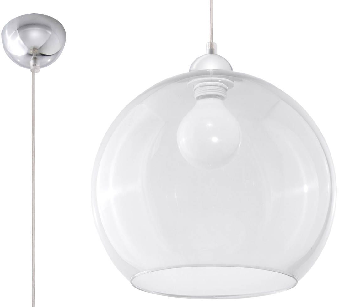Sollux Lighting Ball Pendelleuchte 1x60 W transparent SL.0248