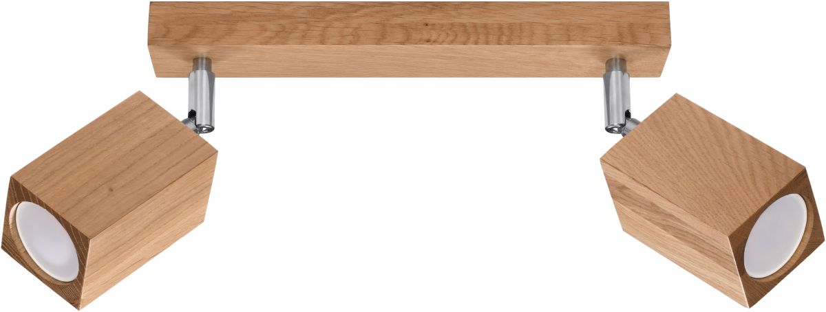 Sollux Lighting Keke Deckenlampe 2x40 W holz SL.1036