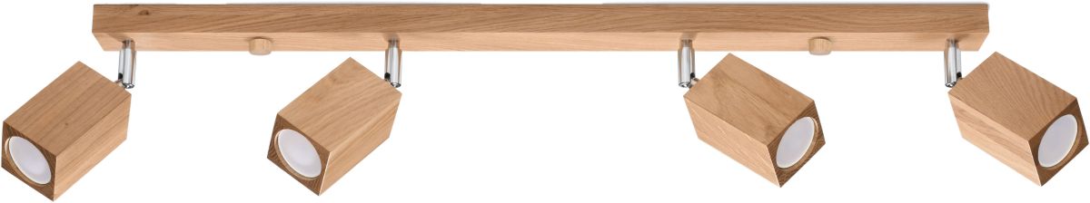 Sollux Lighting Keke Deckenlampe 4x40 W holz SL.1038