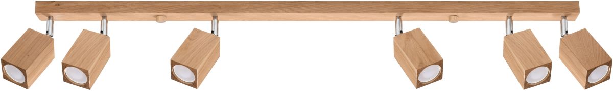 Sollux Lighting Keke Deckenlampe 6x40 W holz SL.1039