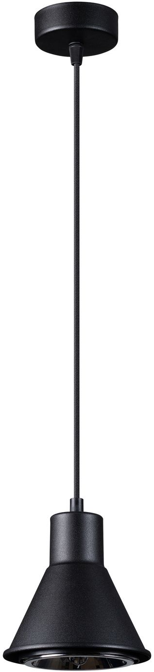 Sollux Lighting Tazila Pendelleuchte 1x60 W schwarz SL.0989