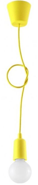 Sollux Lighting Diego Pendelleuchte 1x60 W gelb SL.0578