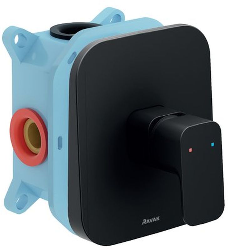 Ravak 10° Duschbatterie Unterputz schwarz X070159