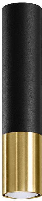 Sollux Lighting Loopez Deckenlampe 1x40 W schwarz-gold SL.0951
