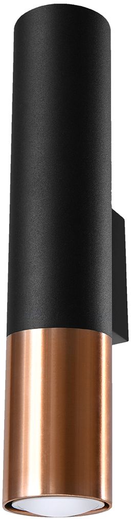 Sollux Lighting Loopez Leuchter 2x40 W schwarz-kupfer SL.0944