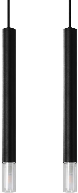 Sollux Lighting Wezyr Pendelleuchte 2x40 W schwarz SL.0961