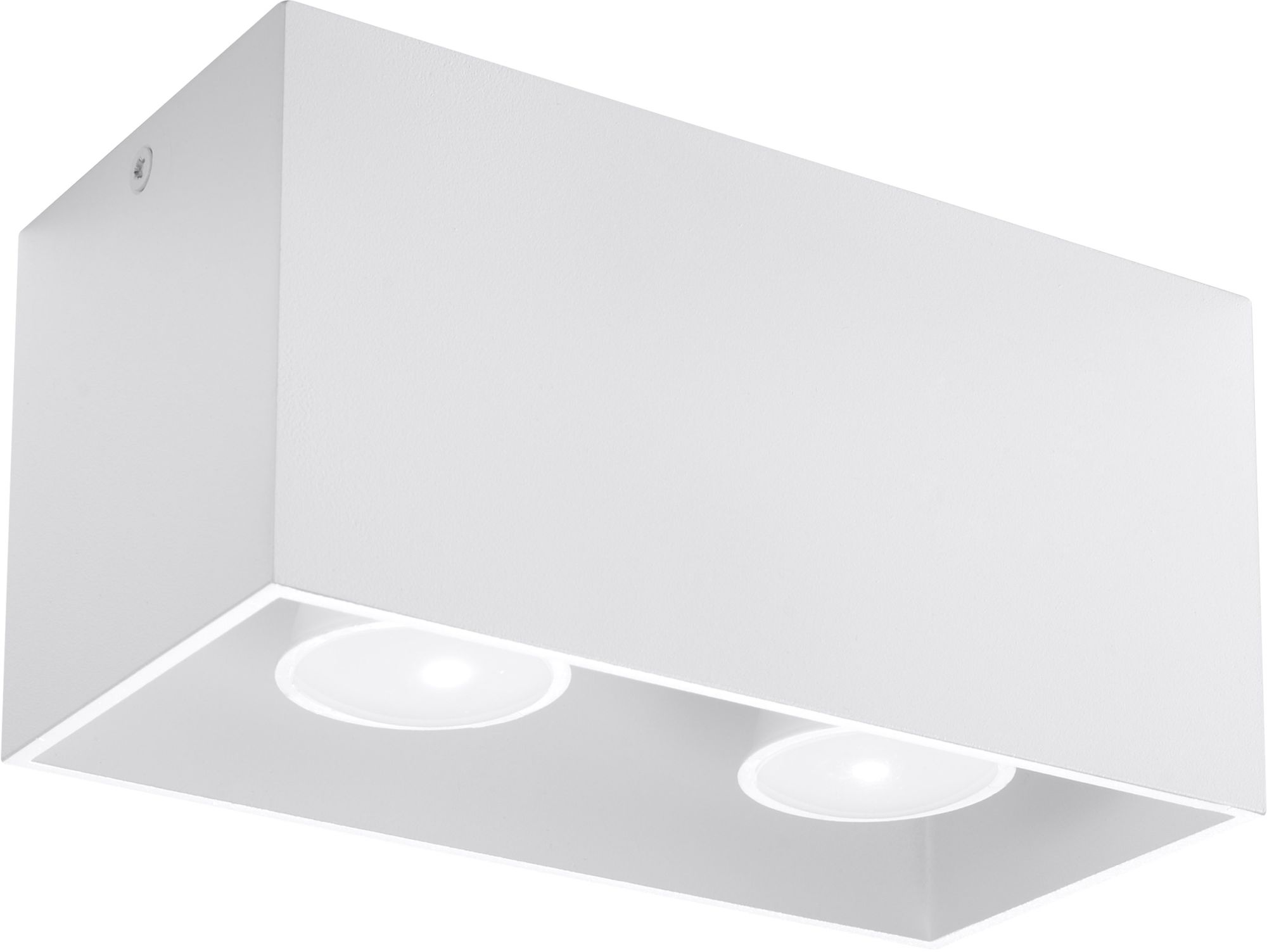 Sollux Lighting Quad Maxi Deckenlampe 2x40 W weiß SL.0380