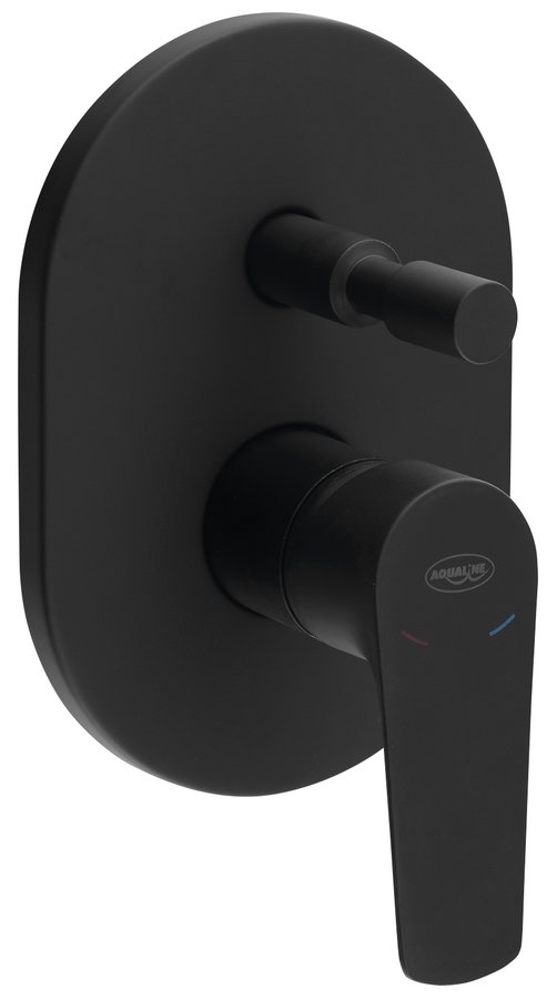 Aqualine Lotta duschbatterie Unterputz schwarz LT742B