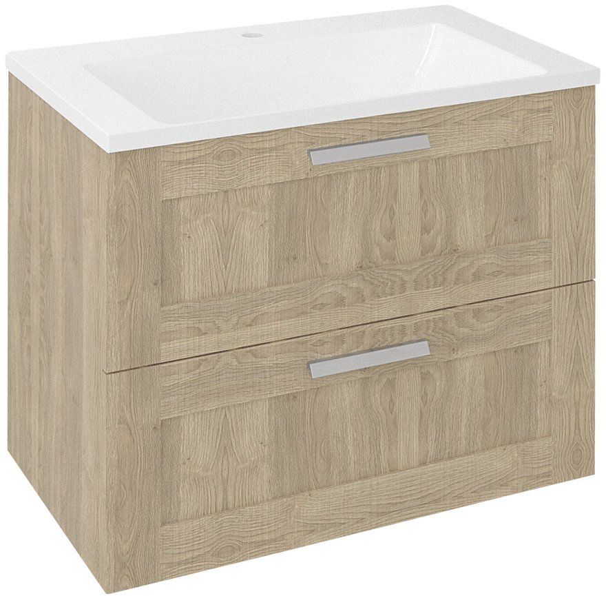 Sapho Amia Kabinett 74.5x45x60 cm Unterschrank hängend eiche-holz AM075-2020