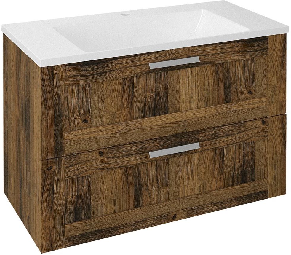 Sapho Amia Kabinett 89x45x60 cm Unterschrank hängend eiche-holz AM090-1919