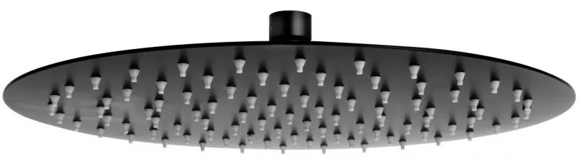 FDesign Inula Kopfbrause 30x30 cm rund schwarz FD8-500-22