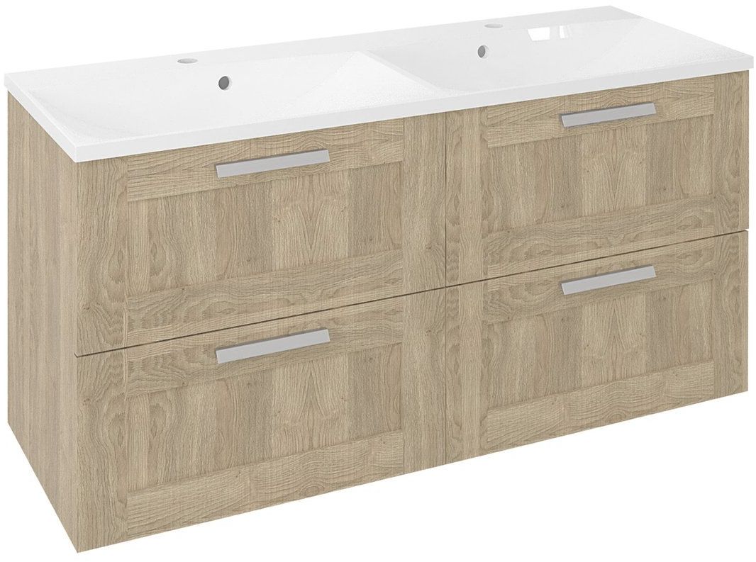 Sapho Amia Kabinett 119.5x45x60 cm Unterschrank hängend eiche-holz AM120-2020