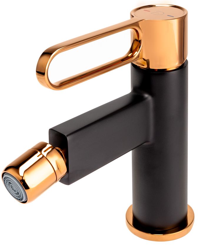 FDesign Zaffiro bidet-wasserhahn stehend schwarz FD1-ZFR-6-25