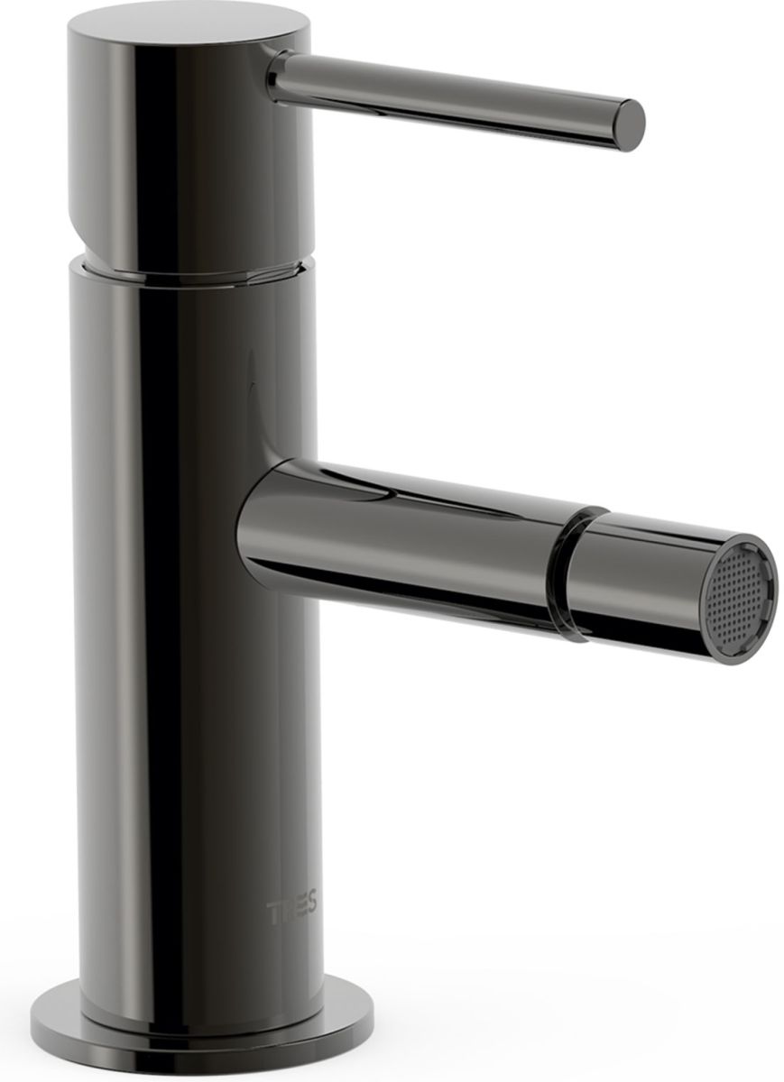 Tres Griferia Bidet-Wasserhahn stehend schwarz 06212001KM