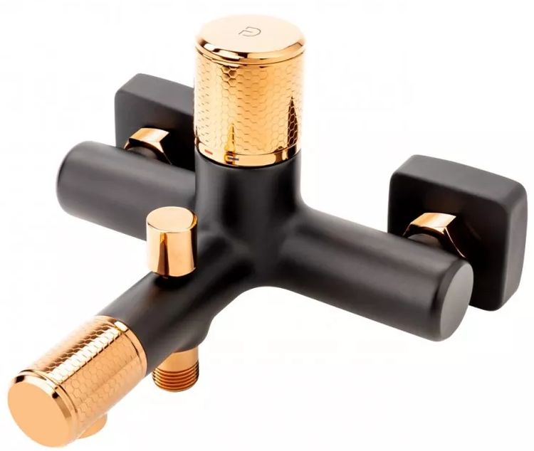 FDesign Ardesia badewannen- und duscharmatur Wand schwarz FD1-ARD-1-25