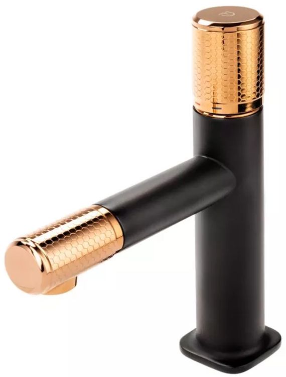 FDesign Ardesia waschbeckenhahn stehend schwarz-gold FD1-ARD-2-25