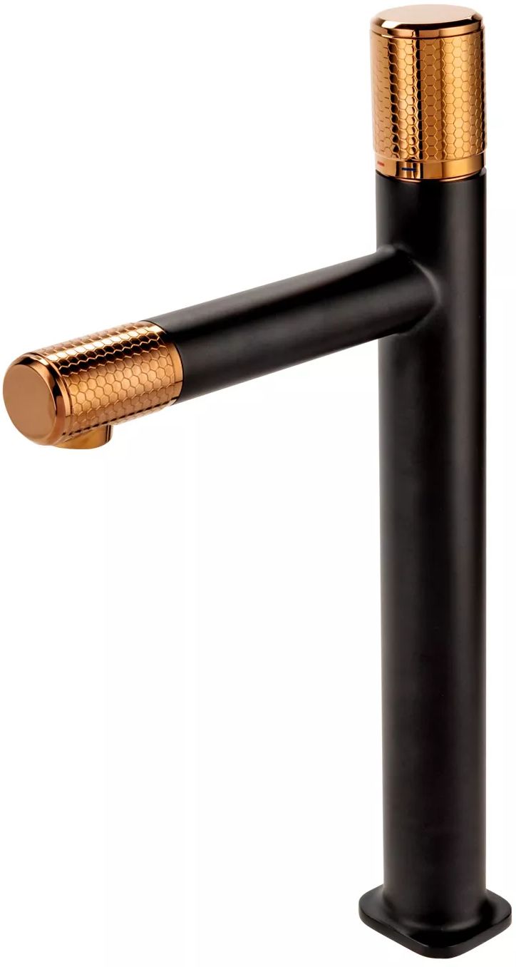 FDesign Ardesia waschbeckenhahn stehend schwarz-gold FD1-ARD-2L-25
