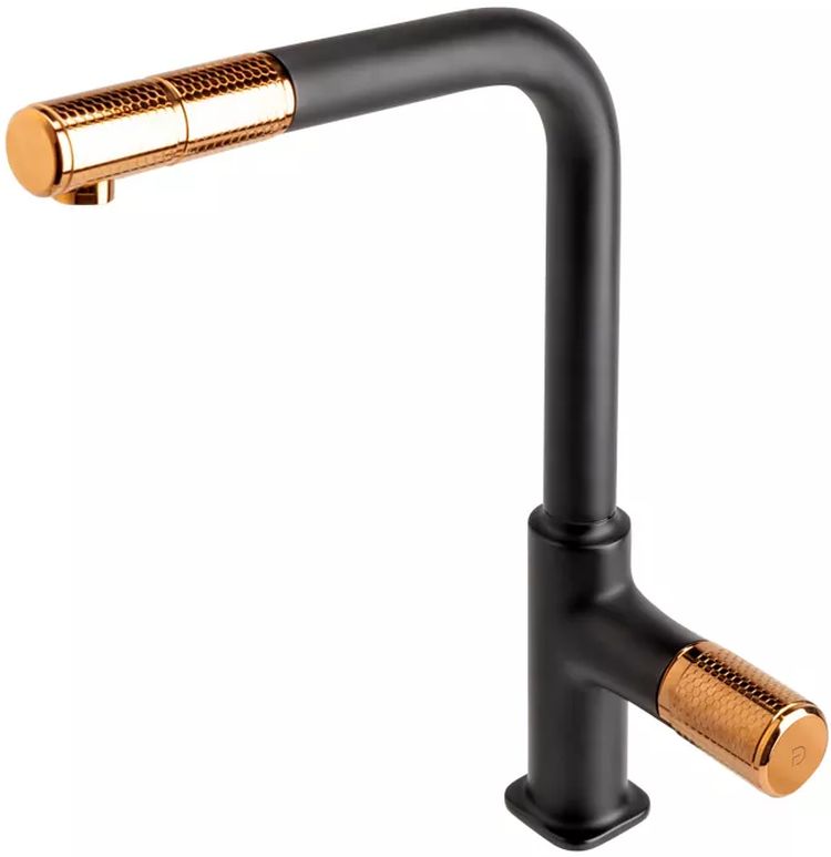 FDesign Ardesia küchenarmatur stehend schwarz-gold/altgold FD1-ARD-8-25