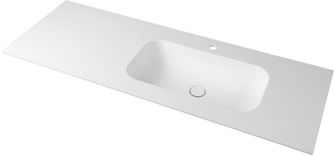 Sapho Aruba Waschbecken 170x51.5 cm rechteckig Möbel weiß AR170-B1R