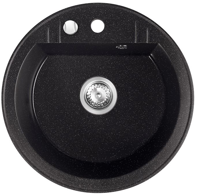 FDesign Carioca Granitspüle 51x51 cm grau/graphit/onyx FD9-10-51-02