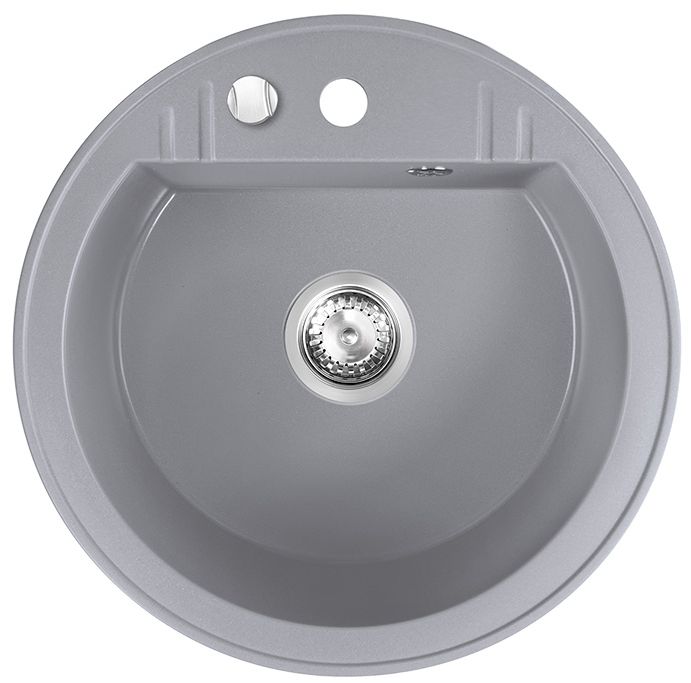 FDesign Carioca Granitspüle 51x51 cm grau/graphit/onyx FD9-10-51-44