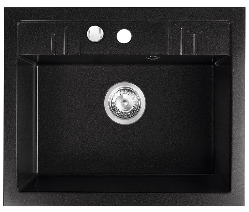 FDesign Carioca Granitspüle 58x48 cm grau/graphit/onyx FD9-11-4858-22