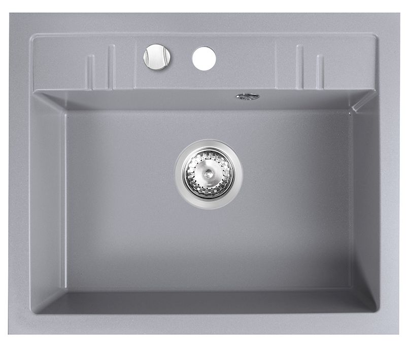 FDesign Carioca Granitspüle 58x48 cm grau/graphit/onyx FD9-11-4858-44